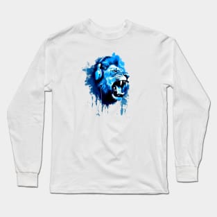 Lion With Headphones #3 Long Sleeve T-Shirt